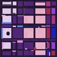 thumbnail image 1 of Ahgly Company Indoor Square Patterned Rich Lilac Purple Area Rugs, 8' Square, 1 of 1
