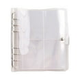 thumbnail image 2 of Photo Album DIY Baby Growth Wedding Family Memory Loose-leaf Flash Color Clear Cover Home Decor Large Capacity Book Display White 3inch, 2 of 9