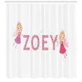 thumbnail image 3 of Ambesonne Zoey Shower Curtain, Feminine Girl Name, 69"Wx84"L, Multicolor, 3 of 3