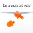 thumbnail image 4 of Soft Silicone Soundproof Earplugs for Sleep Noise Reduction Reusable Ears Plugs Aircraft Earplugs, 4 of 10