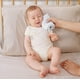 thumbnail image 2 of Manta de bebé de algodón para niños Swaddling Toalla de dormir para recién nacidos Portátil de viaje Cochecito infantil Toalla 105x105cm para el hogar Blanco sidaley  BA000369-01, 2 of 7