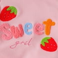 thumbnail image 4 of Paguaki Toddler Baby Girls Clothes Sweet Girl Strawberry Short Sleeve Shirt Cute Summer Outfits Kids Shorts Set, 4 of 9