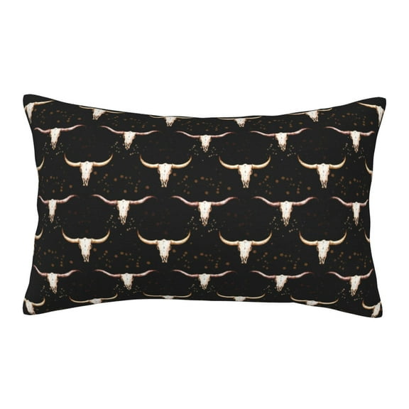 Susaid Western Cowboy Print Pillowcases Multiple Size, Pillow Cover Super Soft Envelope Closure Standard Pillow Case-16"x24"