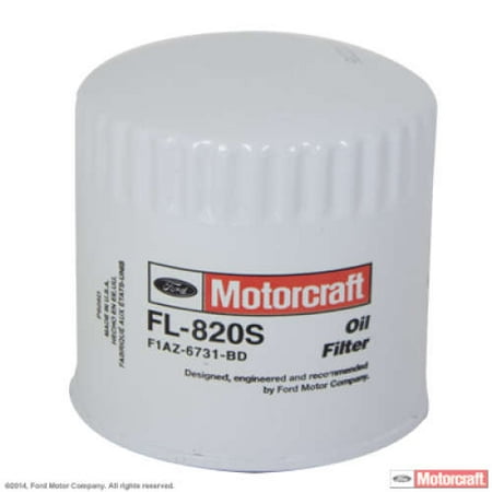 MotorCraft Oil Filter, FL820S (Top 10 Best Oil Filters)