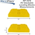thumbnail image 4 of RecPro 10 Pack RV Leveling Blocks | Stackable Wheel Levelers with Carry Bag, 4 of 9