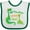White and Green, variant on Inktastic My Mawmaw Loves Me Grandson Boys Baby Bib