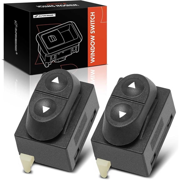 A-Premium Power Window Switch Compatible with Ford F-150 F-250 F-350 92-96,E-150, E-250, Ranger, Bronco, E-150 E-250 E-350 Econoline, E-150 E-350 Club Wagon, E-350 E-450 E-550 Super Duty, #E6DZ14529C