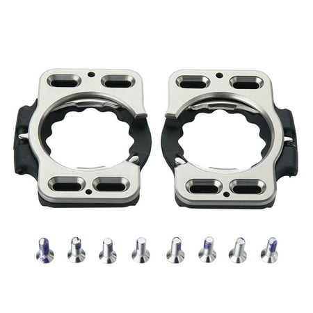 1 Pair Quick Release Aluminum Alloy Cleat Cover Lightweight Pedal Clip Riding Accessory Practical Road Bike Pedal Cleats for