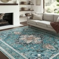 thumbnail image 3 of KUETH 5'x7' Area Rugs for Living Room, Non Slip Machine Washable Vintage Indoor Rug, Low Pile Print Rug for Bedroom Dining Room Home Office, 3 of 7