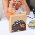 thumbnail image 3 of Yayeee Napkin Holder for Table Kitchen Paper Tissue Organization, Retro Cassette Pattern, 3 of 8