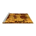 thumbnail image 2 of Ahgly Company Machine Washable Indoor Square Patchwork Yellow Transitional Area Rugs, 7' Square, 2 of 4