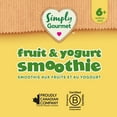 thumbnail image 2 of Simply Gourmet Apple Banana Strawberry & Yogurt Smoothie Purée Pouch – 6+ Months, 2 of 7