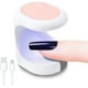 thumbnail image 1 of Lámpara de uñas LED, mini lámpara UV para uñas de gel, lámpara de uñas de secado rápido, secador de uñas USB portátil para viajes o bricolaje en casa (rosa) JAMW Sencillez, 1 of 5