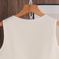 thumbnail image 7 of sususu Stylish Girls Outfits 2 piece Summer Outfits 2 piece Sleeveless Vest and Skirt Casual Set Comfortable Elastic Waist Playwear for Outdoor Activities and Photoshoots,White,11-12 Years, 7 of 7