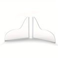 thumbnail image 3 of 2pcs Shower Splash Guard, Self-Adhesive Transparent Stone Pattern Shower Corner Water Guard, Tub Splash Guards To Keep Water In Shower, Acrylic Clear Bath Splash Guard For Bathtub, 3 of 4