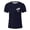 Navy, variant on NinXxx Men's Summer Slub Casual Fashion Short Sleeve Breathable Tee Mint Green XL