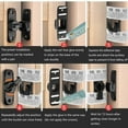 thumbnail image 6 of YIGSECU 90/180 Degree Barn Door Lock No Drilling Safety Sliding Door Lock Enduring, 6 of 14