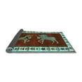 thumbnail image 2 of Ahgly Company Indoor Rectangle Animal Light Blue Traditional Area Rugs, 5' x 7', 2 of 4