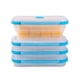 thumbnail image 1 of Recipientes de almacenamiento de alimentos Annaklin plegables de 800 ml (juego de 4), 1 of 7