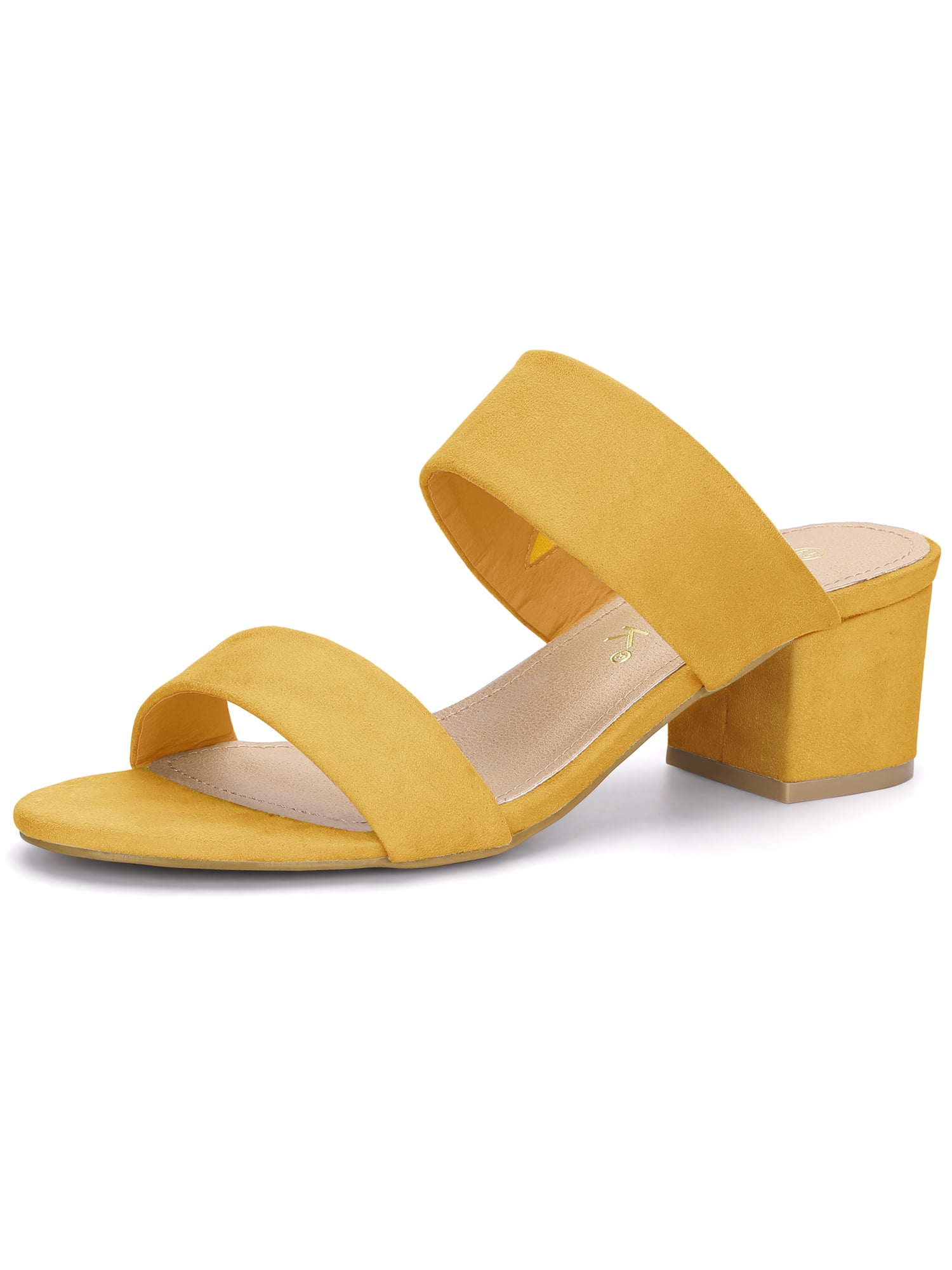 yellow sandals size 8