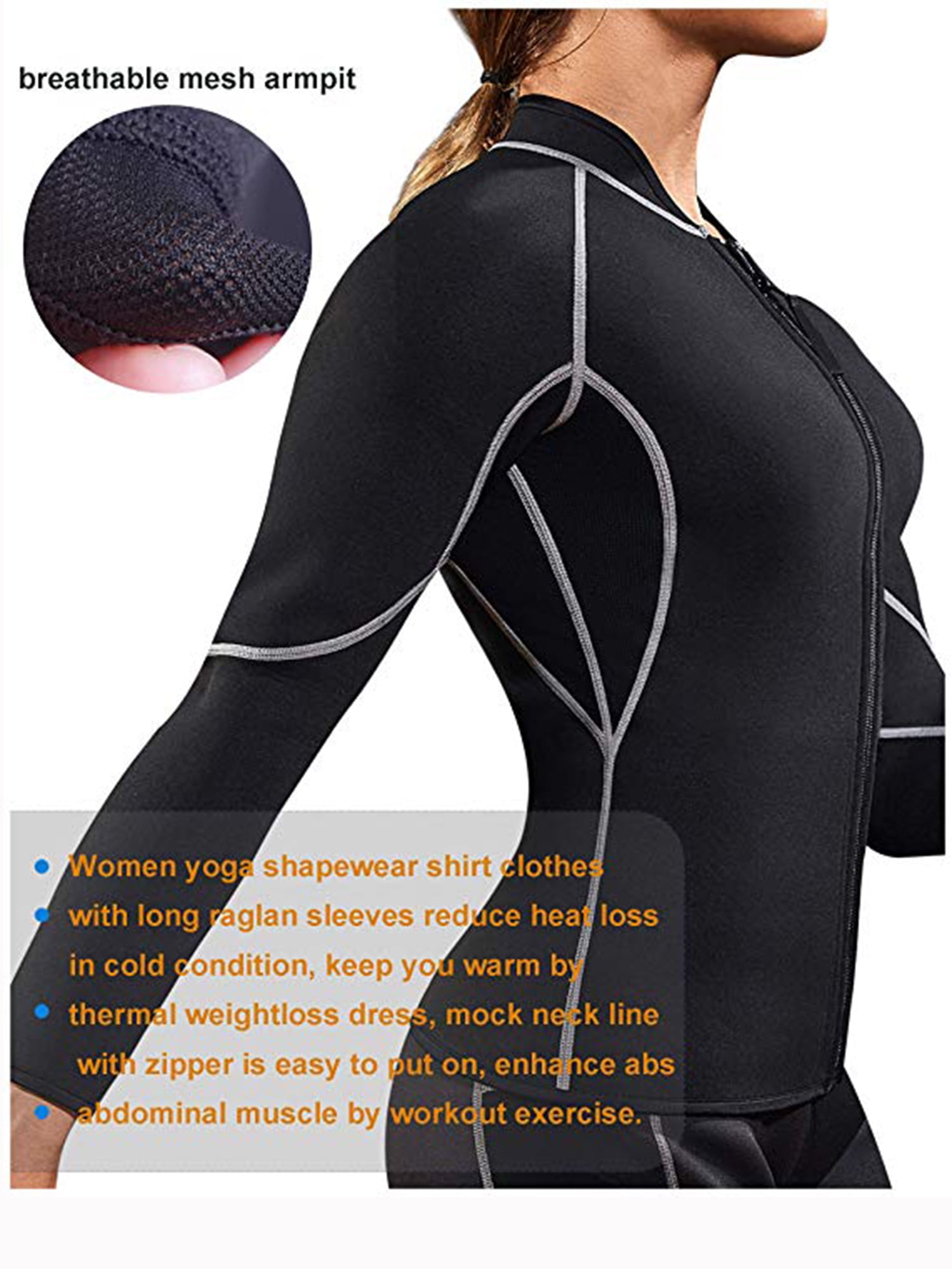 New Women Shapers Sweat Sauna Slimming shirt Body Shaper Arms Sleeves Leg  Sleeves Thigh Trainer Calf Shapewear Weight Loss Suits - Price history &  Review, AliExpress Seller - CHENYE Official Store