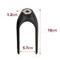 thumbnail image 1 of serony Fauteuils Roulants Accessoires de Fourche avant pour Roues de Remplacement avant Déambulateurs Roues avant Déambulateurs Pliants Remplacement de Fauteuil Roulant Roues à Roulette 8 Pouces, 1 of 9
