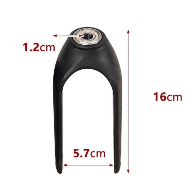 serony Wheelchairs Front Fork Accessories for Front Replacement Wheels Walkers Front Wheels Fold Walkers Wheelchair Replacement Castor Wheels 8 Inch