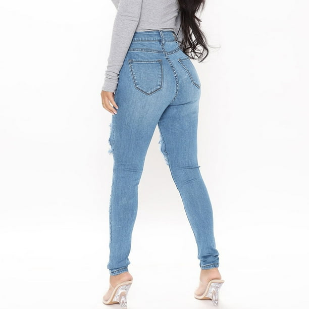6 button sale high waisted jeans
