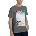 thumbnail image 2 of Bingfone Butterfly In Blossoms Zen Men'S Loose Fit Short-Sleeve Pocket T-Shirt, 2 of 7
