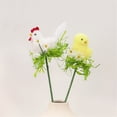 thumbnail image 6 of CoreLiving Realistic Rooster Sculpture Farmhouse Chicken Decor Country Kitchen Table Accessory Easter Artificial Floral Stem Pick Centerpiece for Home Dining Room Table, 6 of 7