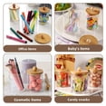 thumbnail image 6 of Glass Container With Lid Cotton Swab Makeup Remover Box Table Decoration & Accessories Acrylic Home and Decoration Bamboo Cover, 6 of 9