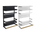 thumbnail image 2 of Estante De Refrigerador Magnético Estante Magnético Multifuncional Estante De Especias Magnético Extraíble Organizador De Botellas De Condimentos Con Gran Capacidad Para Cocina Interior Moyic HA026758-02, 2 of 6