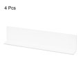 thumbnail image 3 of Unique Bargains L Type Shelf Dividers, PVC Clear Closet Shelf Separator 35 x 4 x 6cm 4pack, 3 of 5