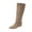 Khaki, variant on Dasayo Boots Women Wide Calf Pointed Toe Black Mid-Calf Low Heel Comfy Casual Boots Women Shoes 36