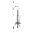 thumbnail image 3 of Kate and Laurel Doria Metal Wall Candle Holder Sconce, Silver, 3 of 6