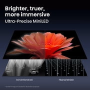 Hisense 100 U7 Mini-LED ULED 4K UHD Smart Google TV (100U7SG, 2026 Model) - Hi - QLED MiniLED , Native 165Hz, VRR 330, HDR10+, Dolby Vision, IMAX Enhanced, Hi-View AI Engine Pro