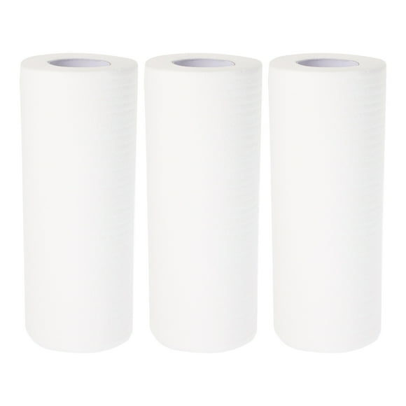 3 rollos de papel de limpieza de platos Toalla de cocina lavable Doble Uso de tela de lavado