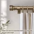 thumbnail image 3 of Barra de cortina Lootkell, bronce envejecido, 168 a 305 cm, ajustable, 3 of 9