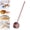 Rose Gold, variant on SLUOHZXI Stainless Steel Oil Dipping Ladle with Long Handle 10.55 Inch Deep Metal Spoon for Kitchen Cooking Soup Sauces and Oil Drizzling