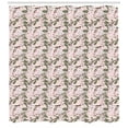 thumbnail image 3 of Ambesonne Aloha Shower Curtain, Frangipani Flowers Layout, 69"Wx84"L, Blush Multicolor, 3 of 3
