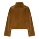 thumbnail image 5 of Chaqueta y abrigo informal de manga larga sin capucha para mujer, color liso, cálido, con cremallera, para invierno, 5 of 6
