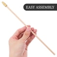 thumbnail image 3 of Raindrops 50Pcs Small Wooden Handheld Flag Rods with Durable Material and Elegant Design for Group Celebrations, 3 of 6
