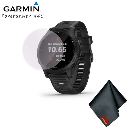 Garmin Forerunner 945 GPS Smartwatch with Music (Black) Standard (Garmin 810 Bundle Best Price)