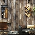 thumbnail image 2 of Deco Film/Papel Tapiz/0.53m X 9.5m/Tipo Laja, Ladrillo y Cantera /Material de instalación/ (MADERA COBALTO) PANEL DECORATIVO MADERA COBALTO, 2 of 5