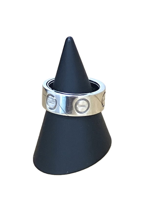 Pre-Owned Cartier Astro Love Ring, 1999 Christmas Limited Edition, 18K White Gold, Size 10