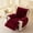 Burgundy, variant on Plush Recliner Chair Cover, Shaggy Anti-Slip Slipcover for Recliners, Soft Faux Fur Furniture Protector for Pets, Kids, Dogs, Easy Fit & Machine Washable