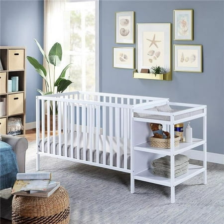 Suite Bebe Palmer Crib & Changer Combo White