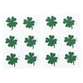 thumbnail image 4 of FRCOLOR 48 pcs /set Glitter Four Leaf Stickers Decorative Shamrock Stickers for St Patrick Day Festive Home, 4 of 8