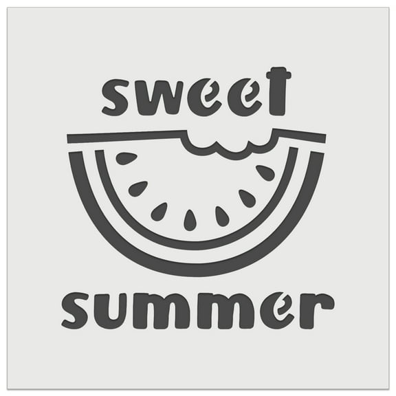 Sweet Summer Watermelon DIY Cookie Wall Craft Stencil - 5.5 Inch