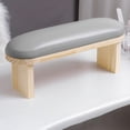 thumbnail image 2 of Xuanheng Nail Arm Rest Pillow Practical Built-In Sponge for Manicure Manicurist Home High High Gray, 2 of 8